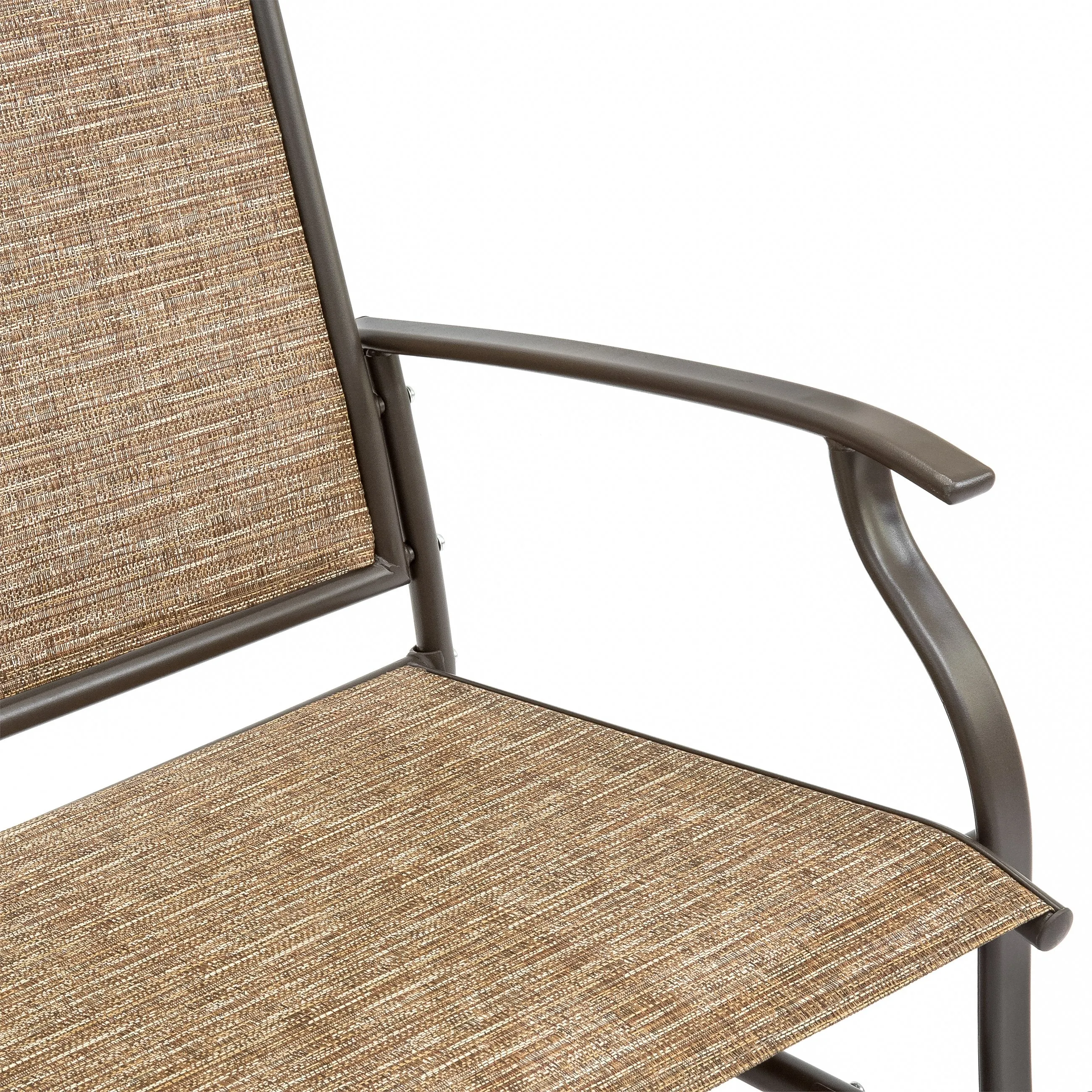 2-Person Patio Loveseat Glider Bench