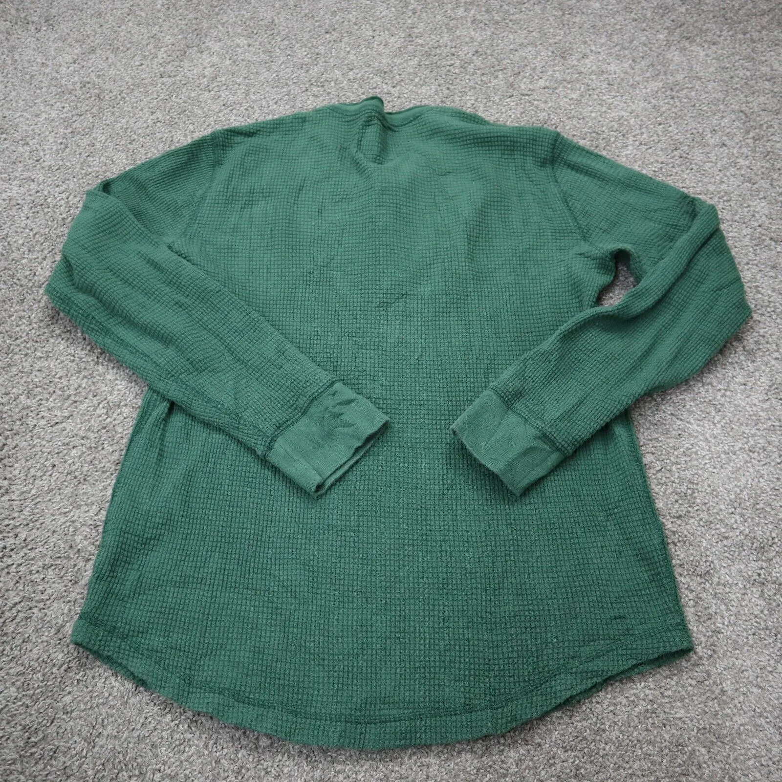 Abercrombie Mens Pullover Hanley Sweater Long Sleeves Crew Neck Green Size XS