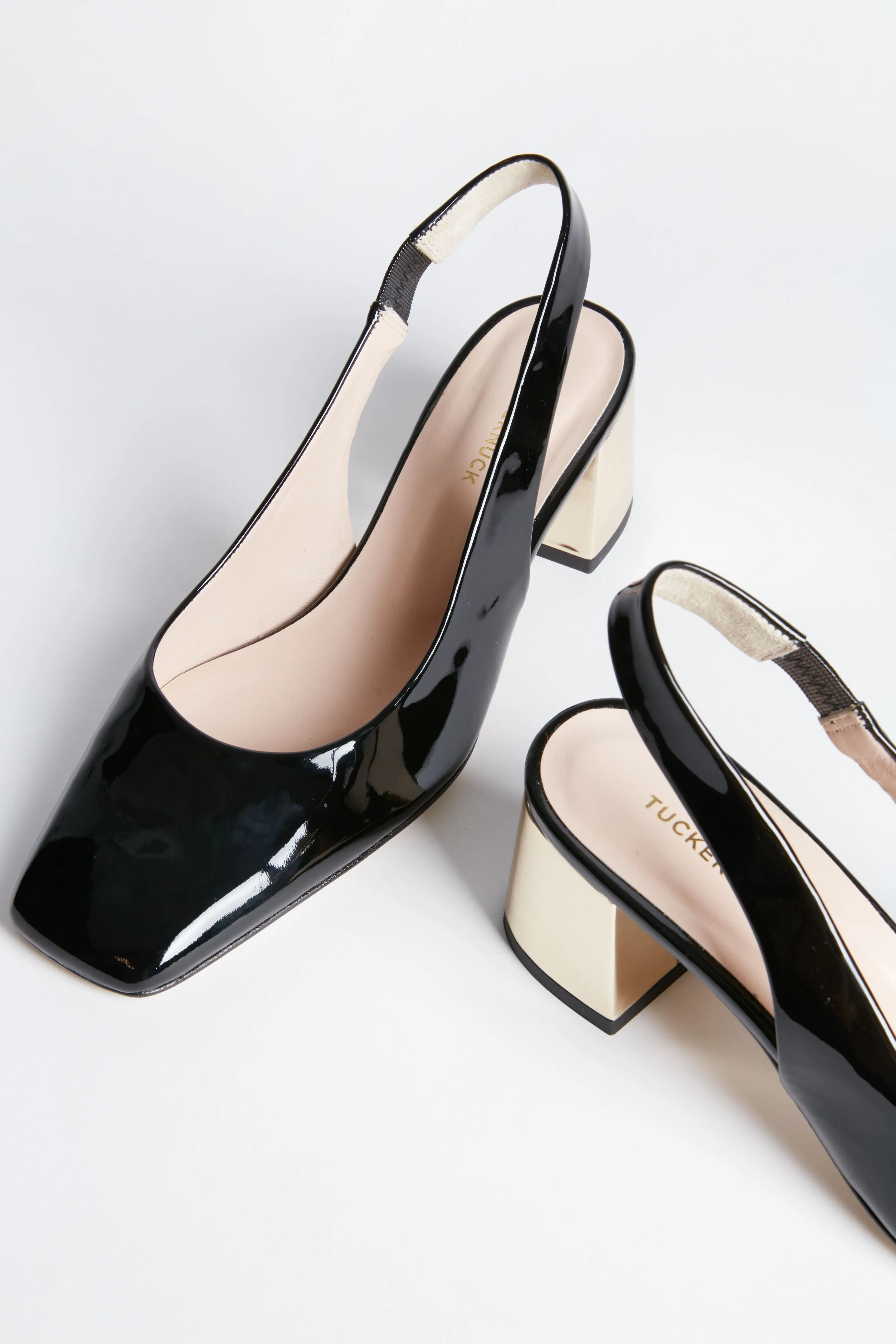 Black Patent Sienna Heels