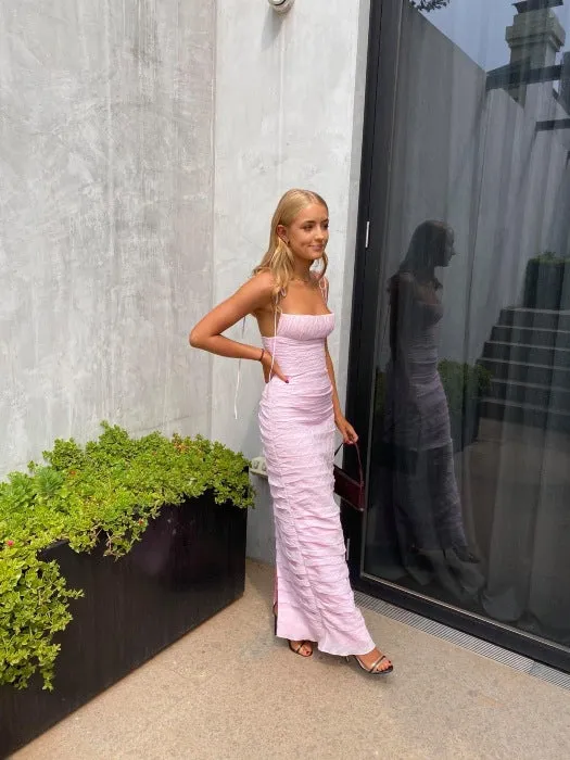 Cha Cha Maxi Dress - Baby Pink