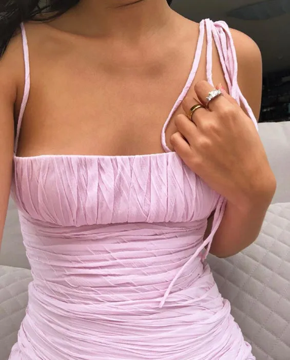 Cha Cha Maxi Dress - Baby Pink
