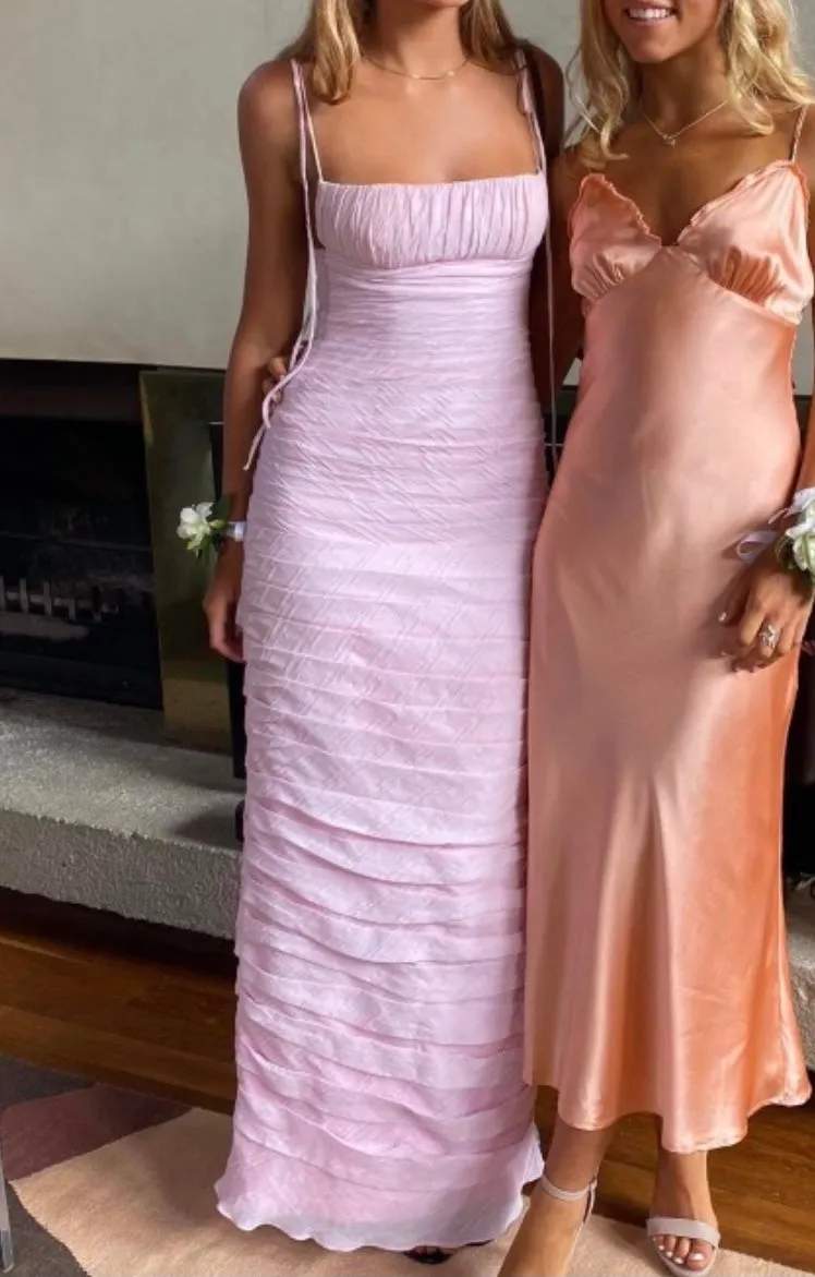 Cha Cha Maxi Dress - Baby Pink
