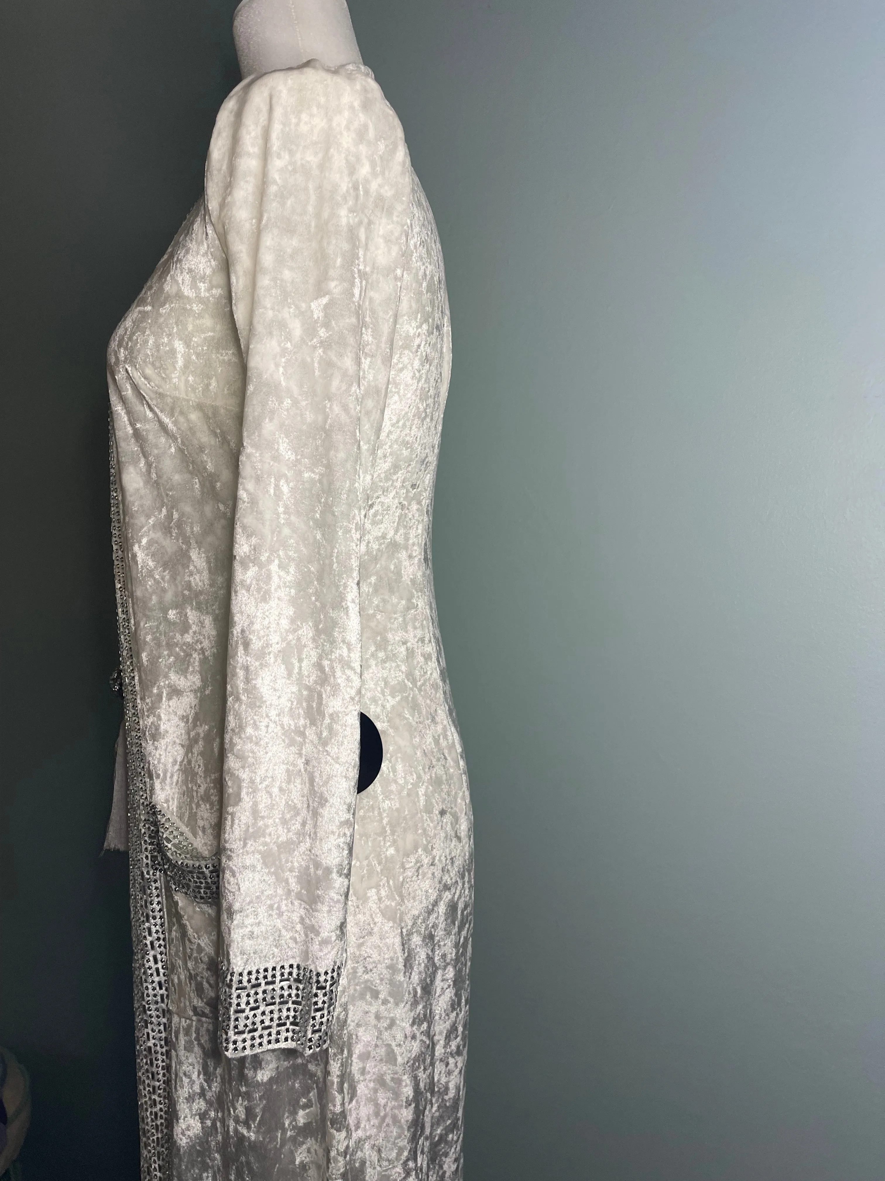 Crystal Velvet Duster