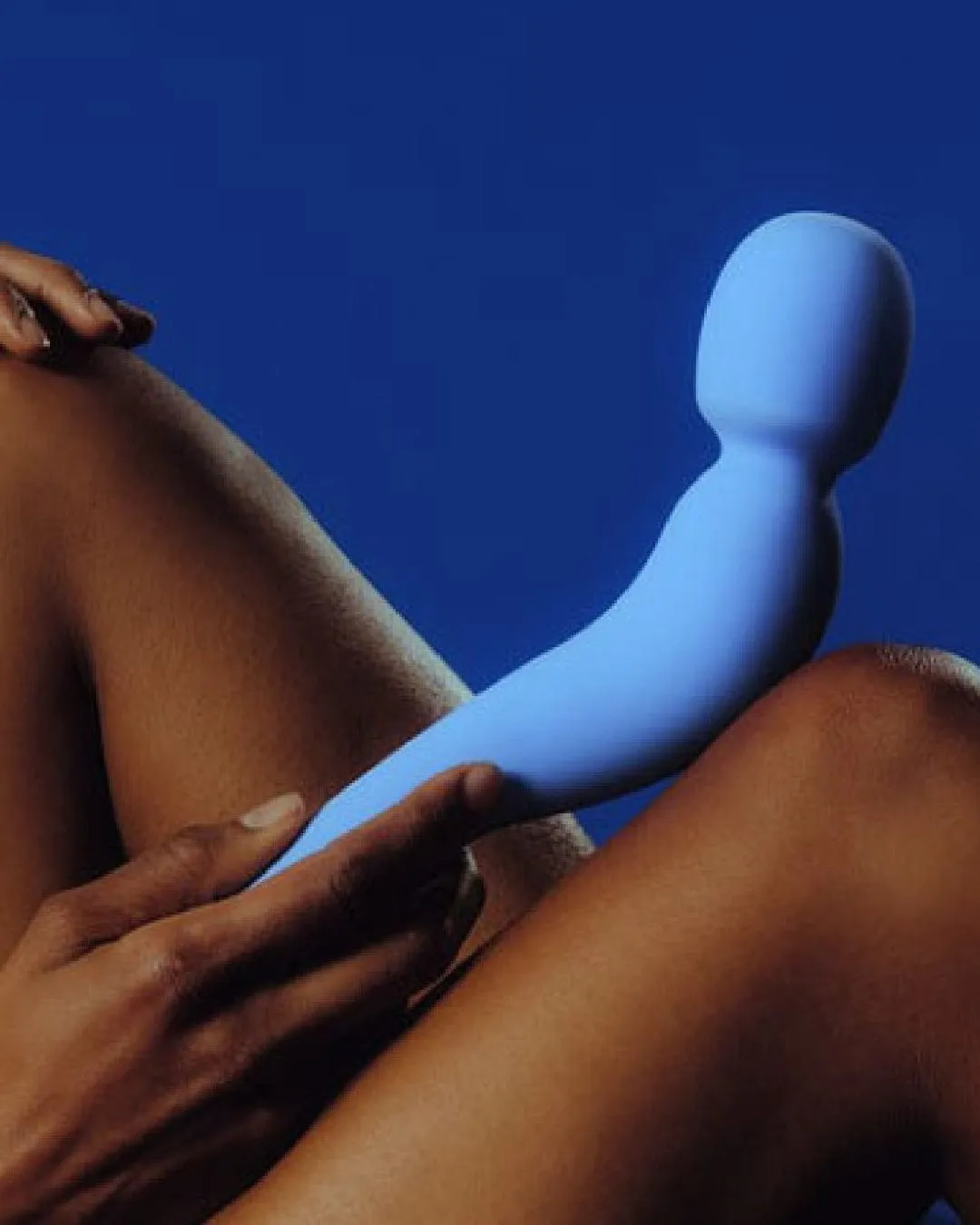 Dame Com Ergonomic Waterproof Wand Vibrator - Periwinkle