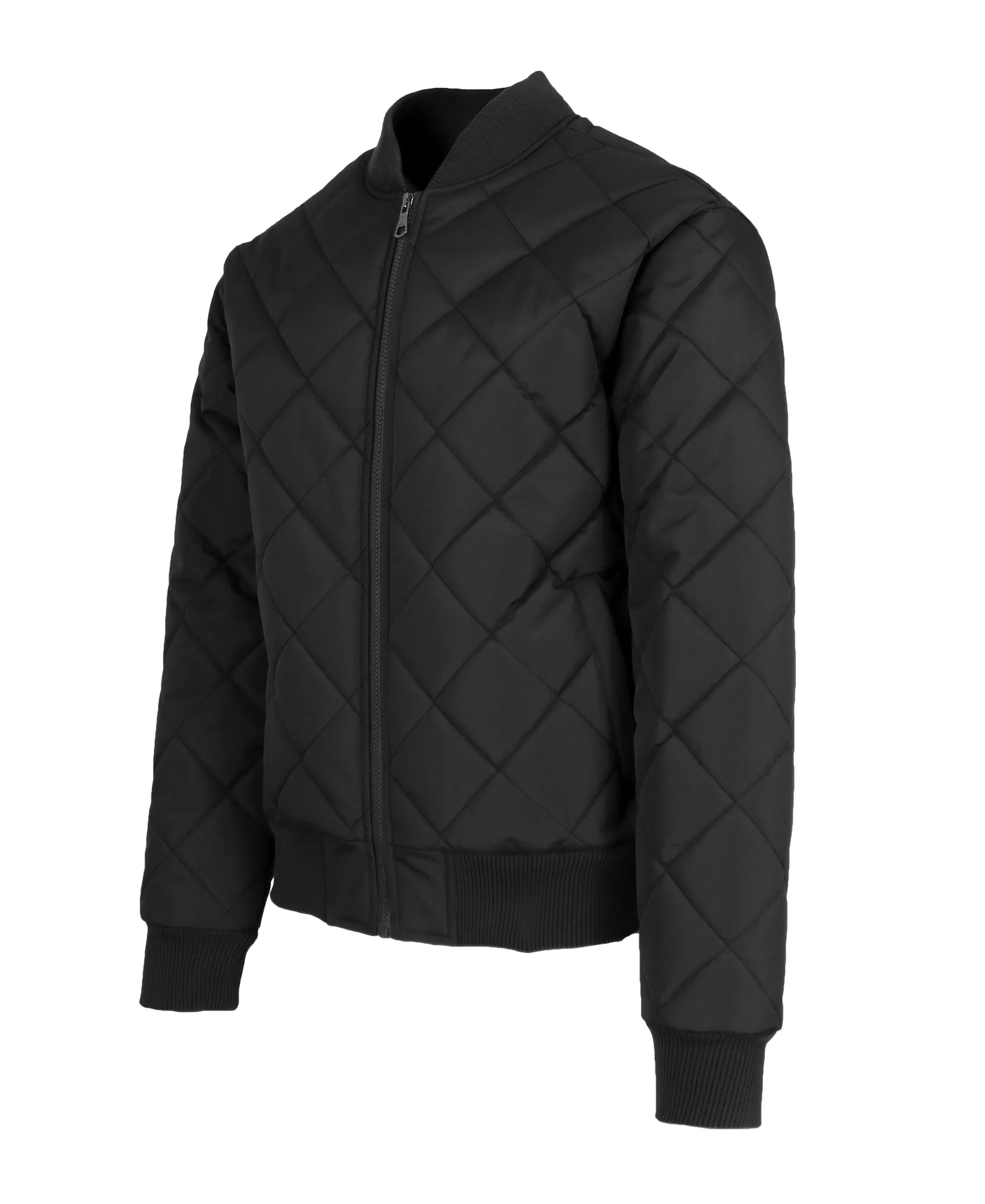 Diamond Quilted Bomber Elite Jacket