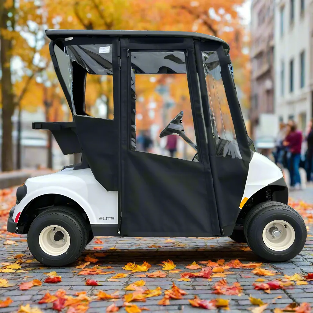 DoorWorks (Sunbrella Canvas) 2-Passenger Hinged Door Enclosure Cover for Golf Carts