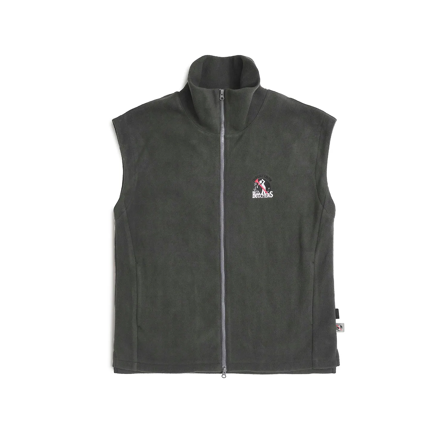 Fleece Vest With Mock GRAY