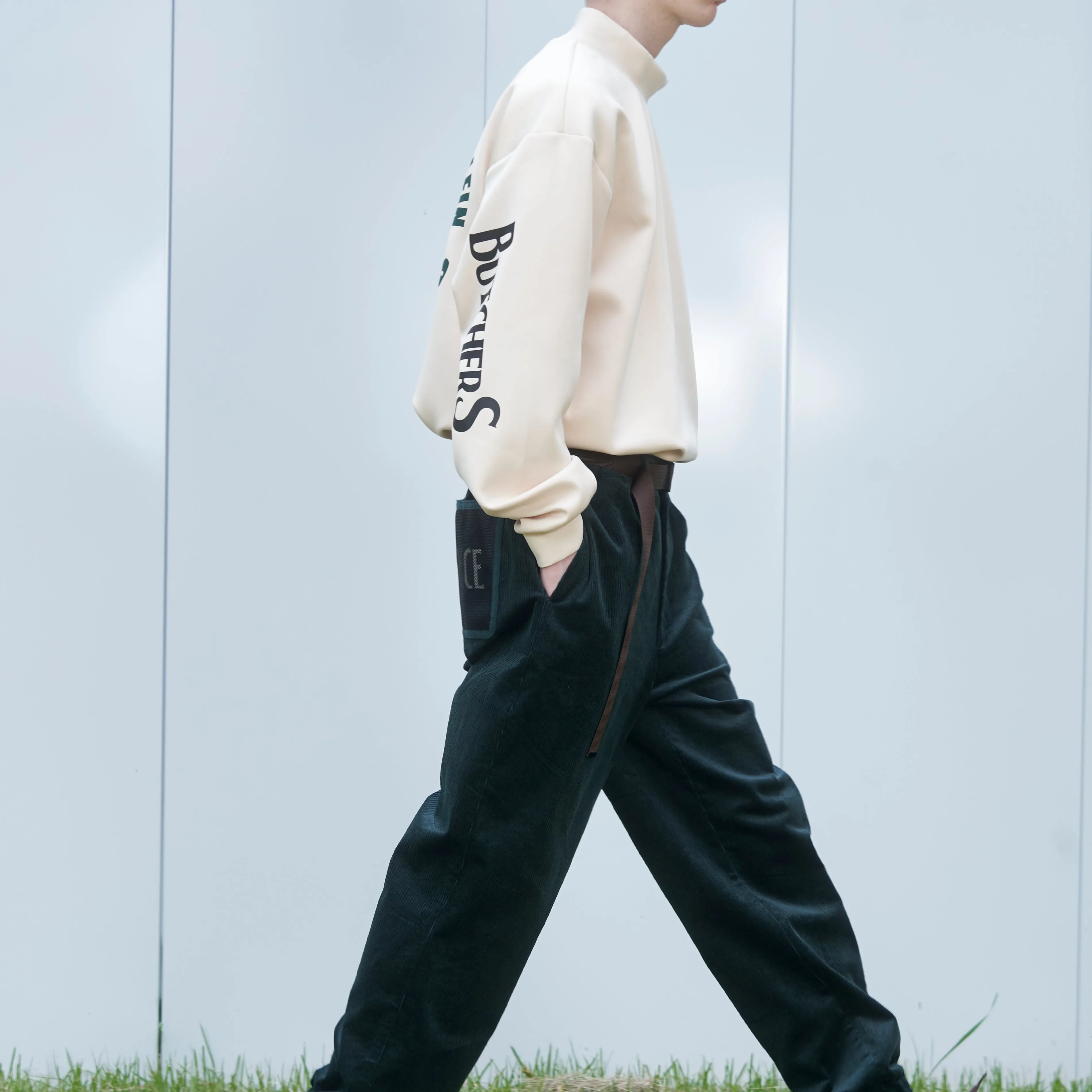 Fleece Vest With Mock GRAY
