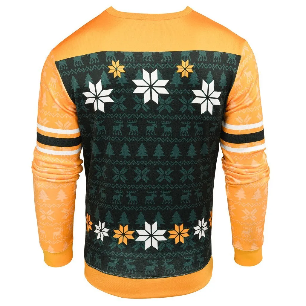 Forever Collectibles NFL Men's Green Bay Packers Printed Ugly Sweater
