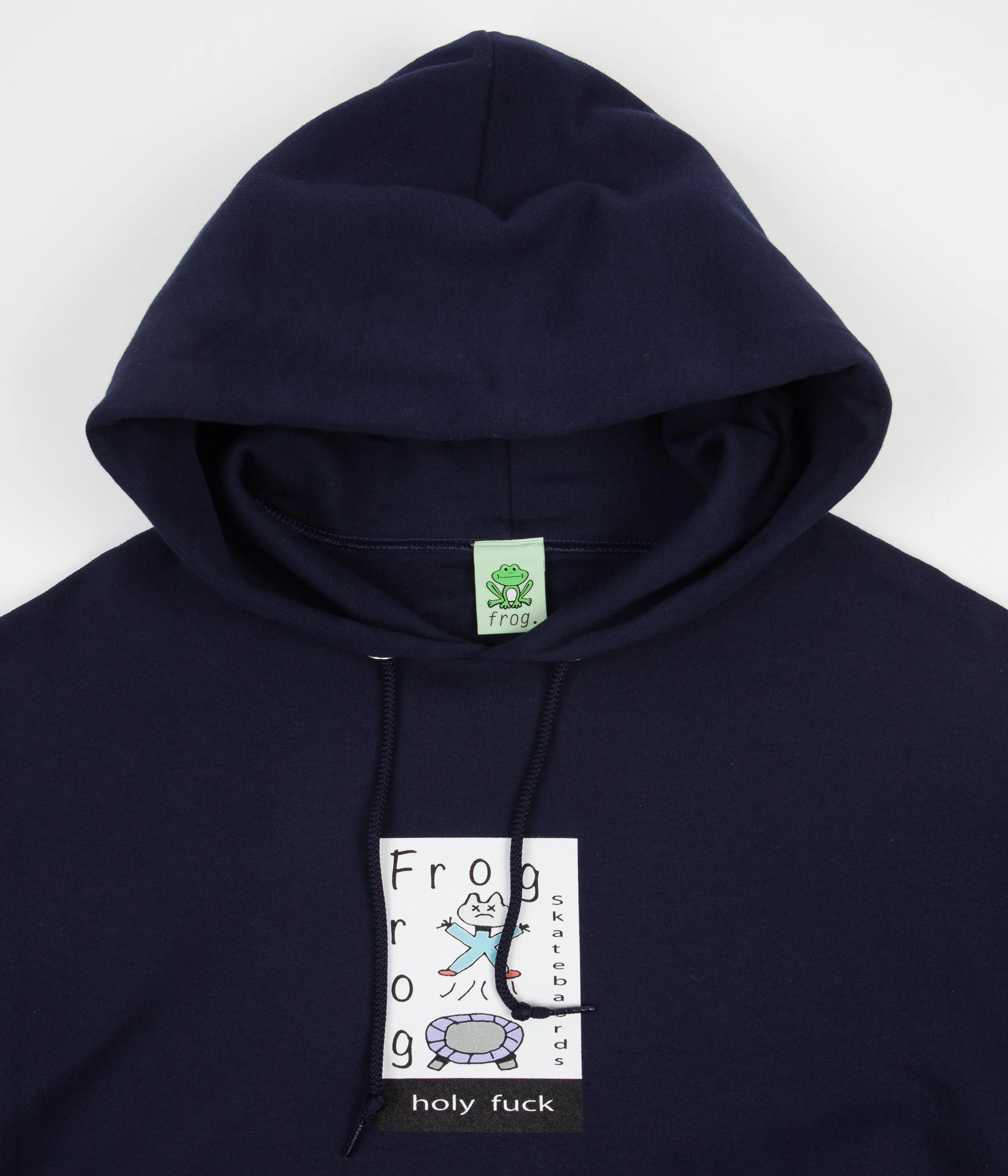 Frog Holy F*ck! Hoodie - Navy