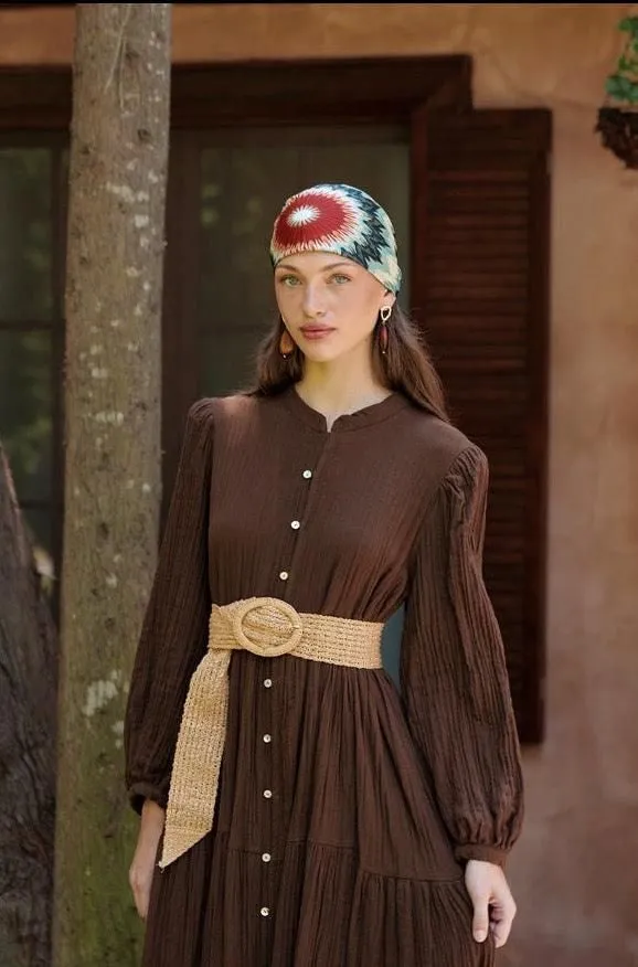 Gaia Dress Brown