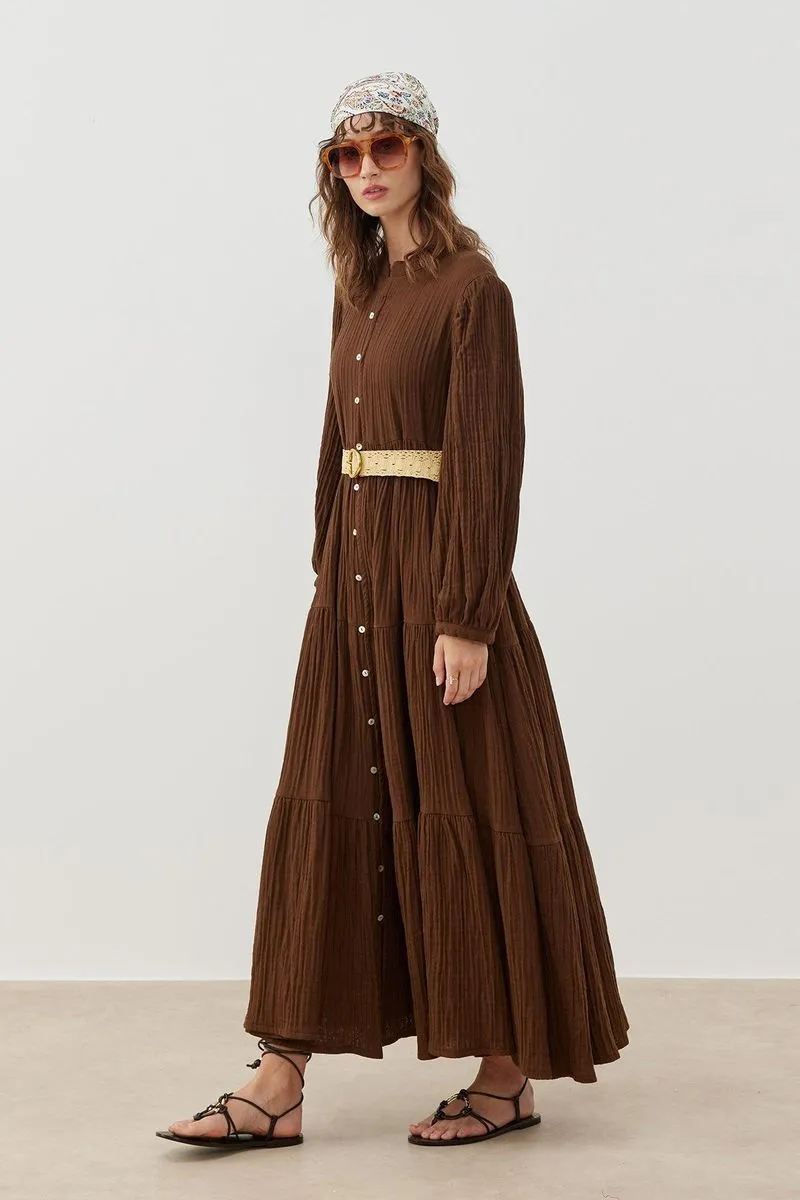 Gaia Dress Brown