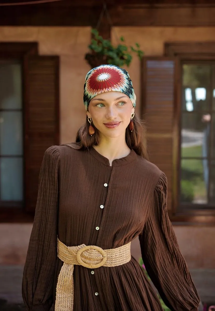 Gaia Dress Brown