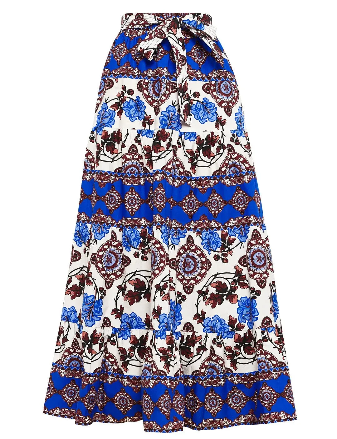 Gia Skirt in Atlas Cobalt