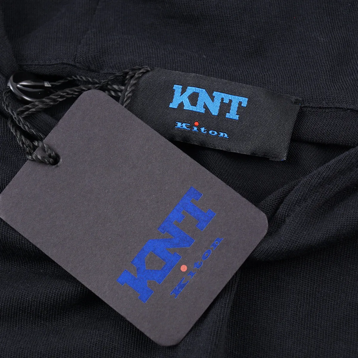 Kiton KNT Hooded Lightweight Cotton Sweater