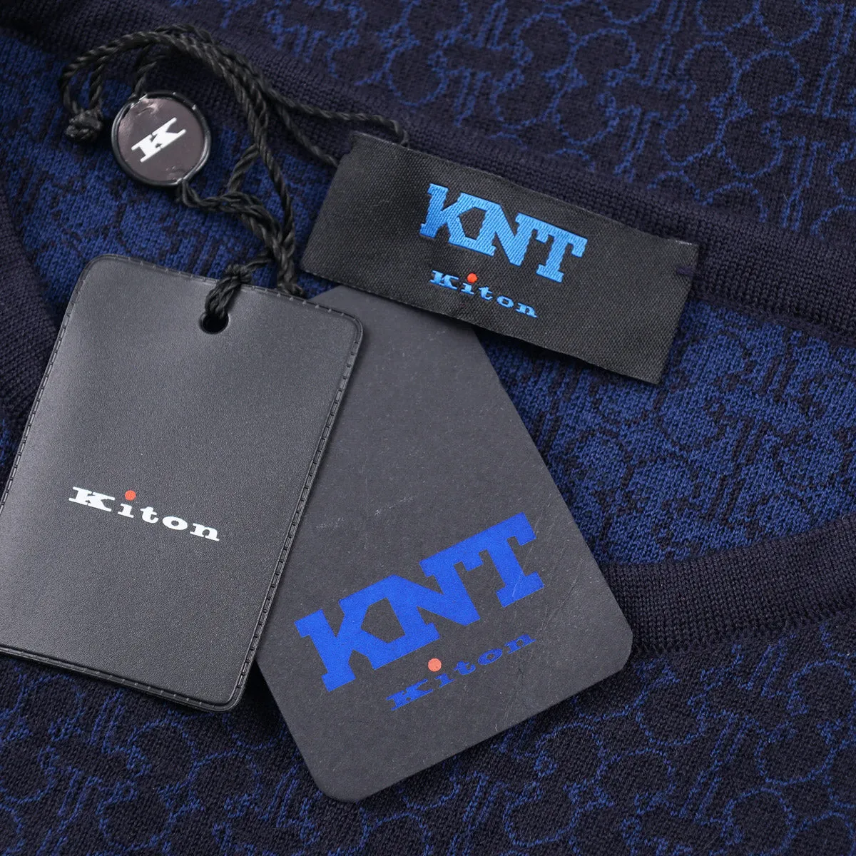 Kiton KNT Patterned Cotton Sweater