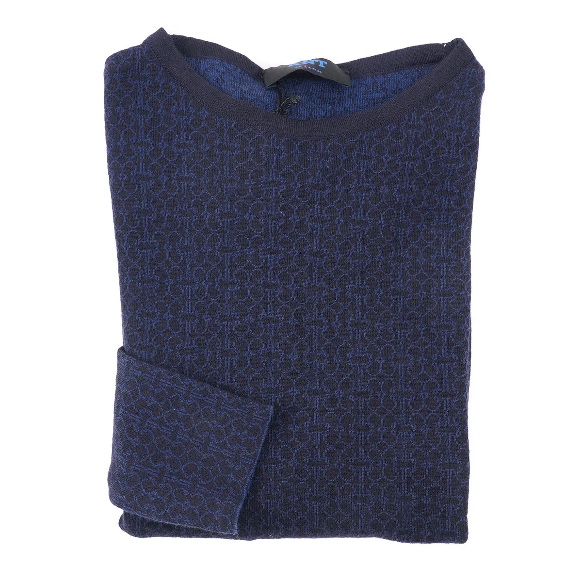 Kiton KNT Patterned Cotton Sweater
