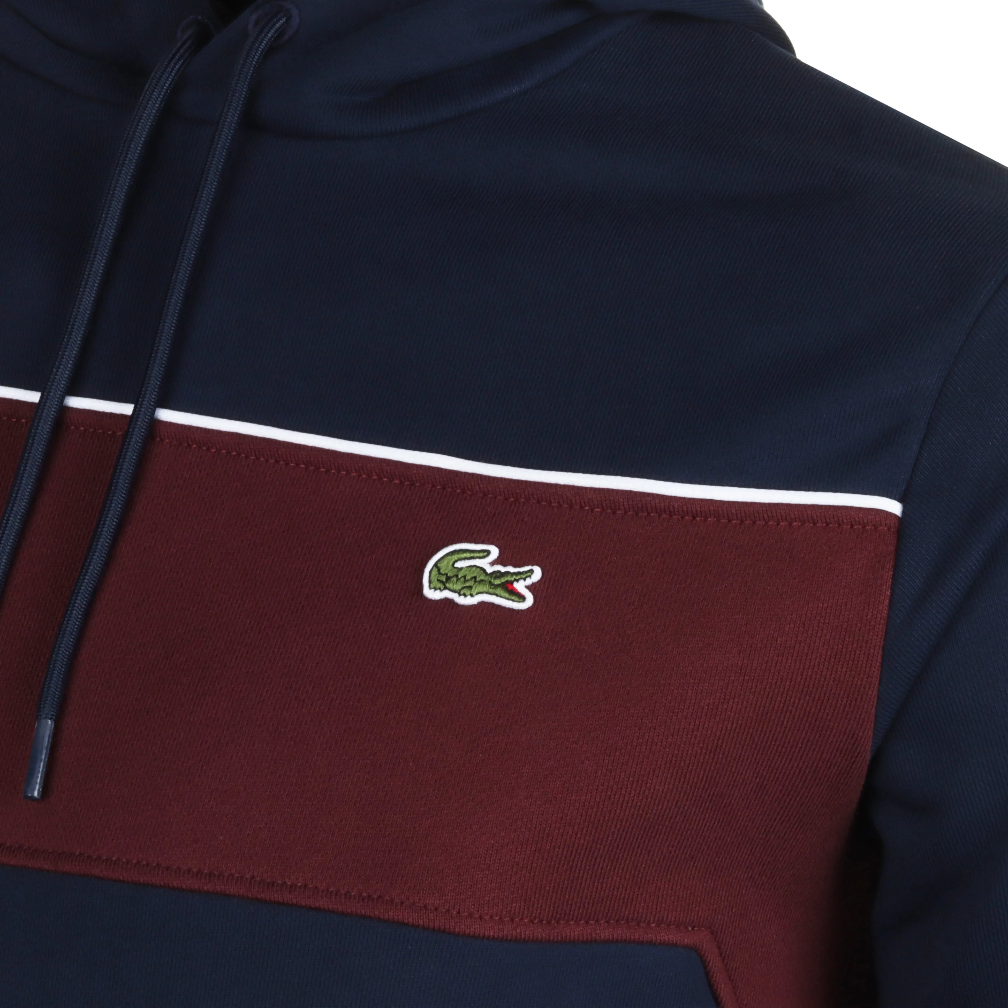 Lacoste Colour Block Hooded Sweater