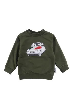 LOUD APPAREL MILITARY GREEN DRAMA SWEATER