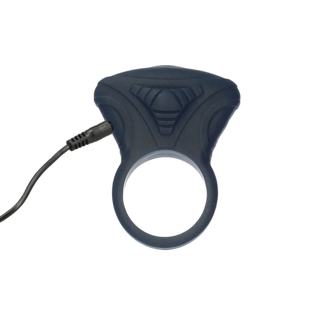 Lux Active Circuit 3 in. Vibrating Ring Silicone Black
