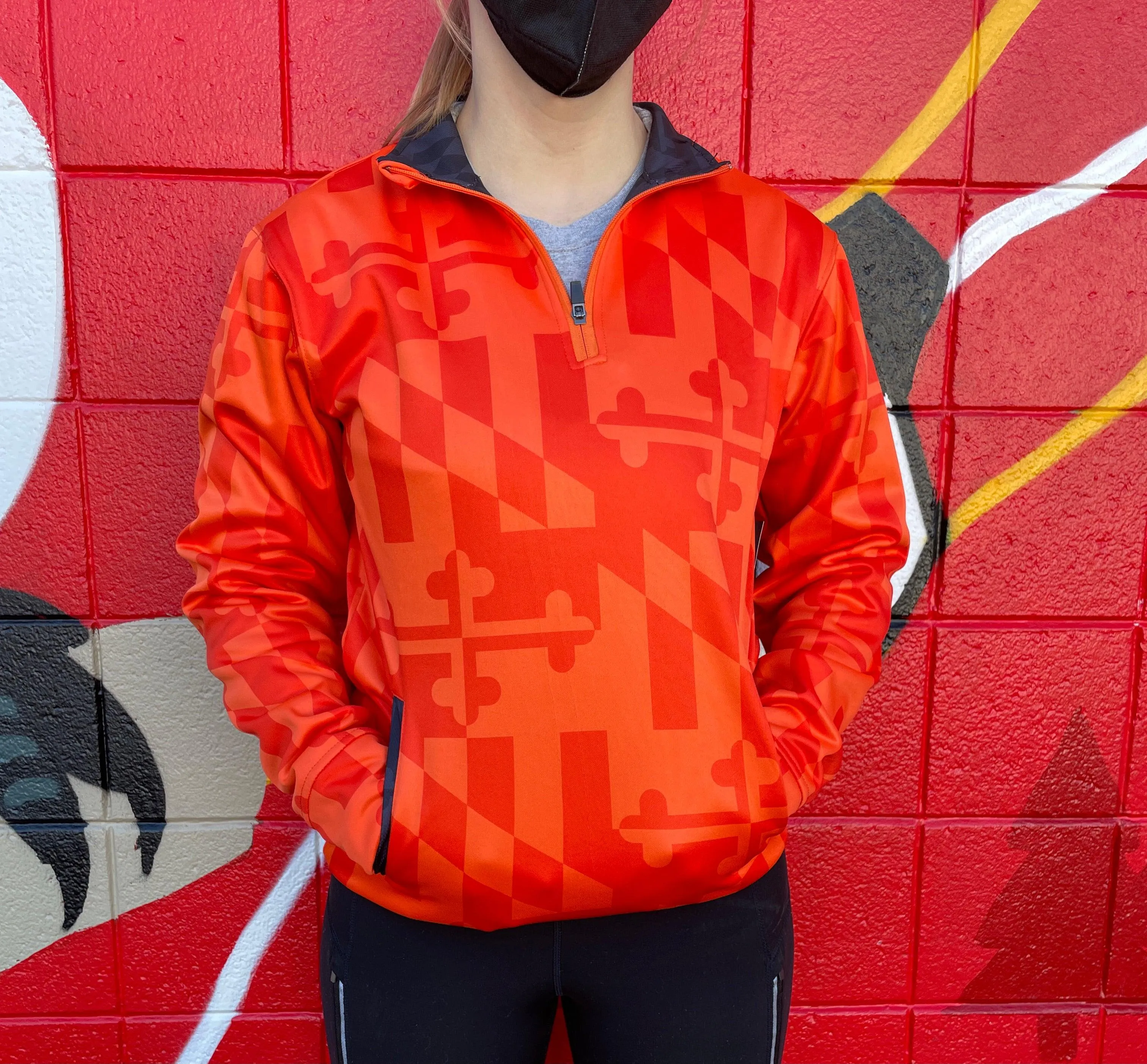 Maryland Flag (Orange Monochrome) / Pullover