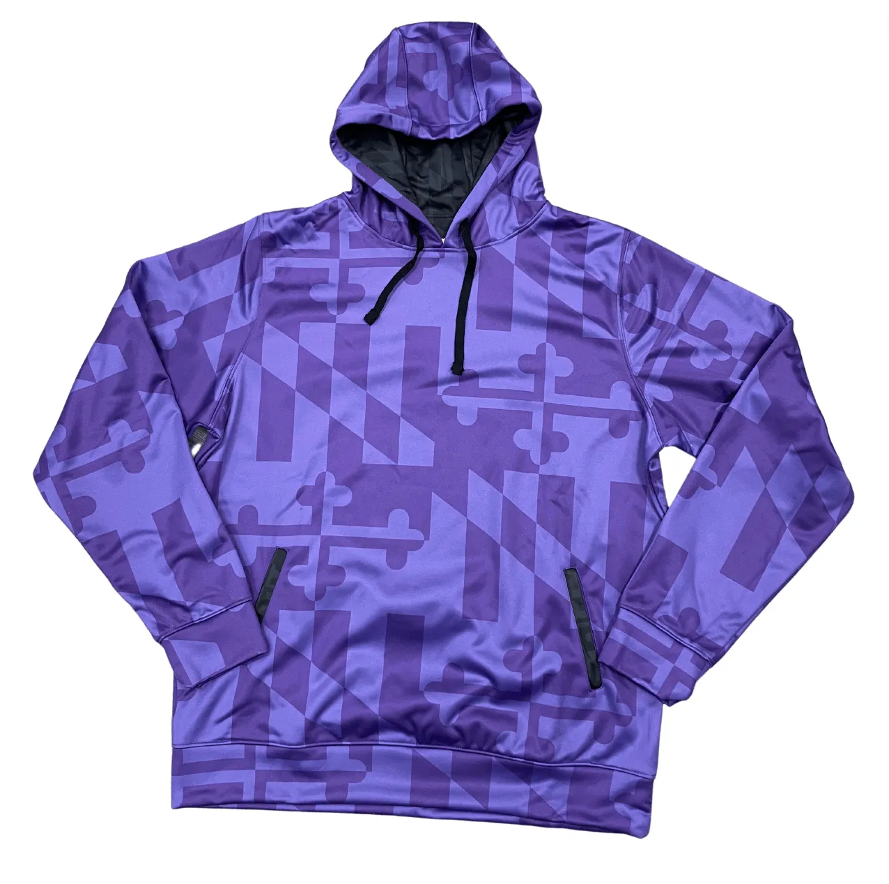 Maryland Flag (Purple Monochrome) / Hoodie