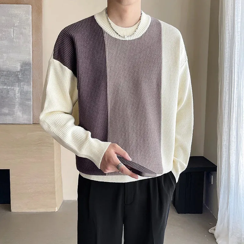 Modern Monochrome Block Sweater
