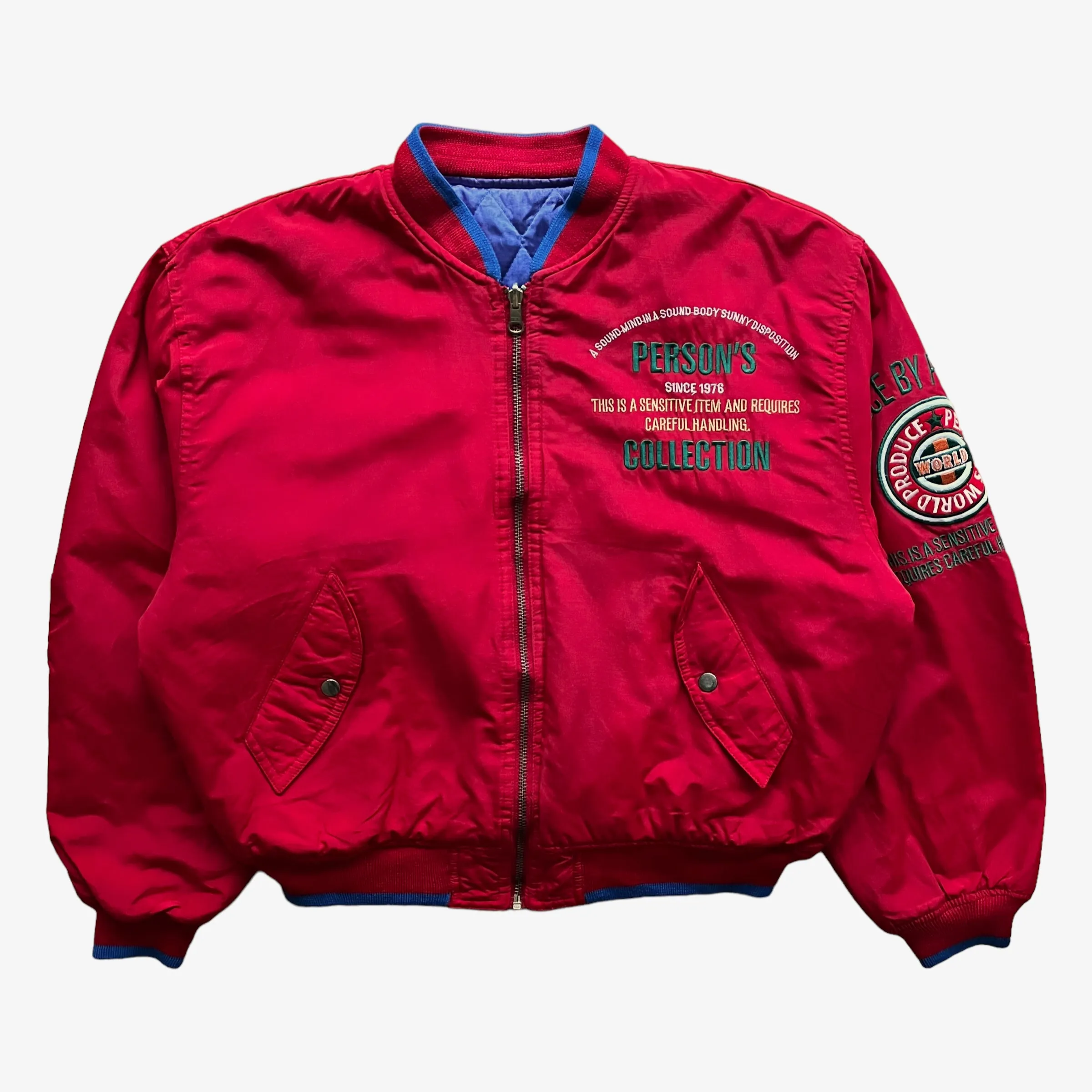Person's Reversible Bomber Jacket (Womenswear)