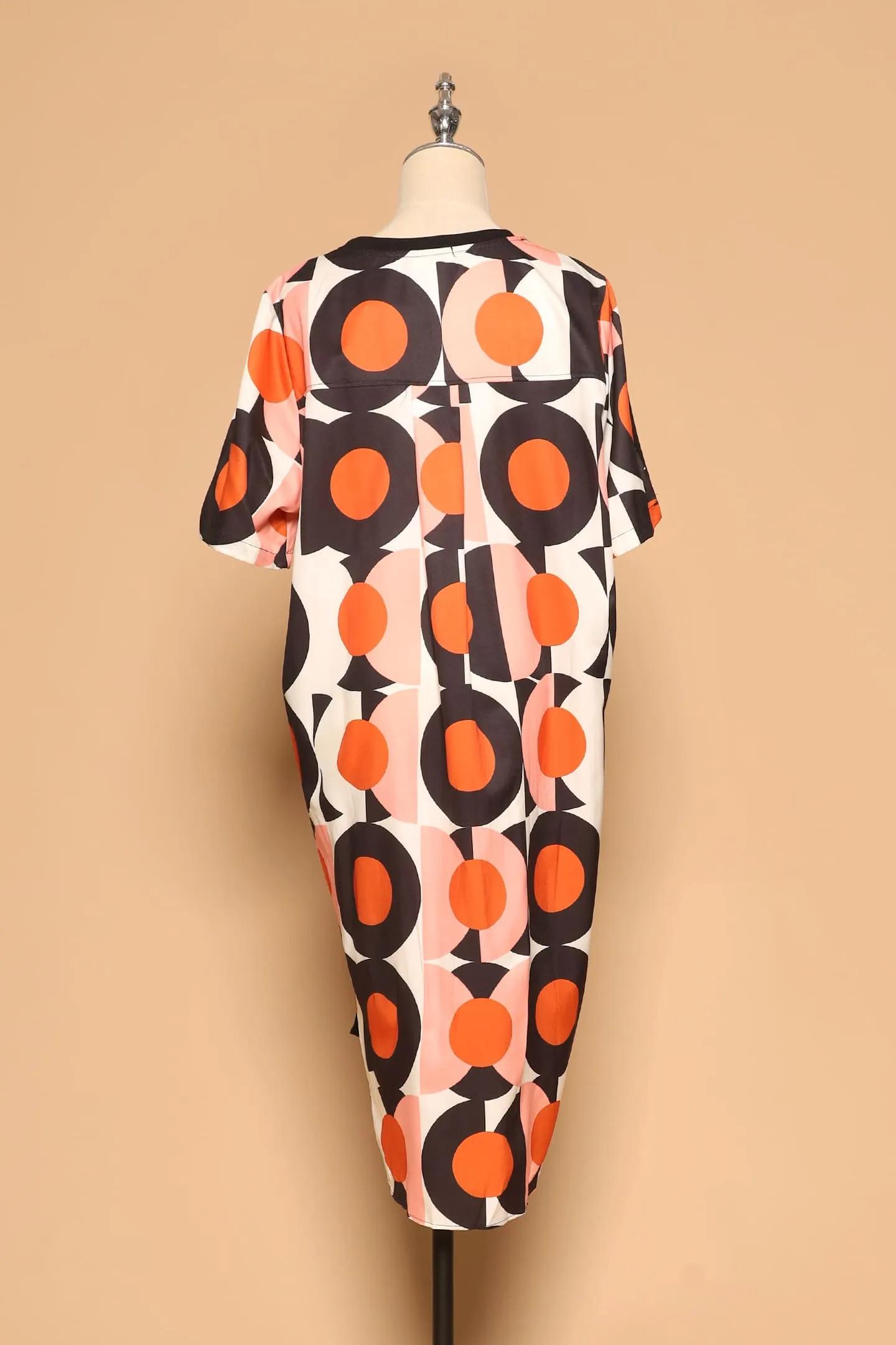 PO - Lee Dress in Orange Swirls
