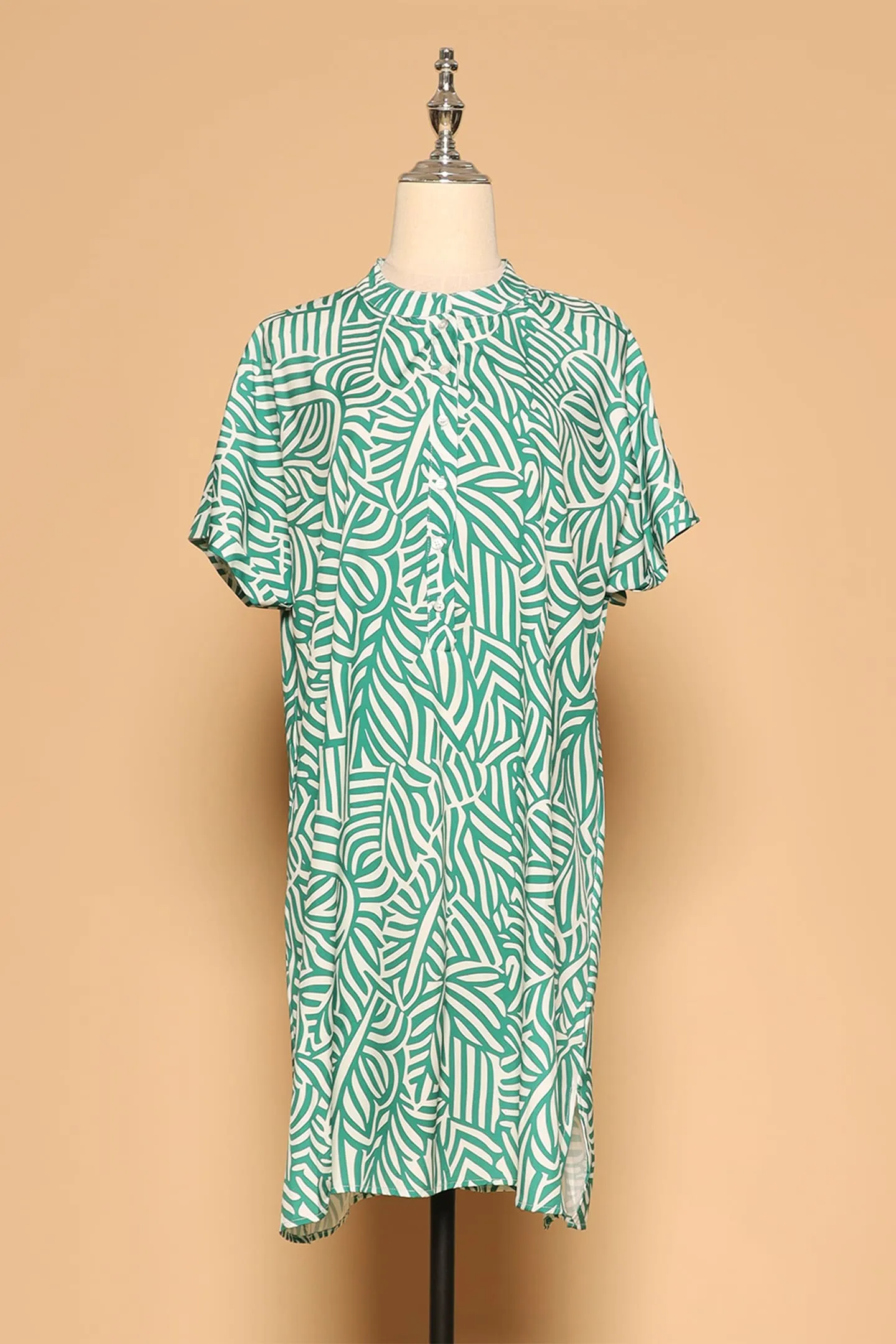 PO - Penn Dress in Green Maze
