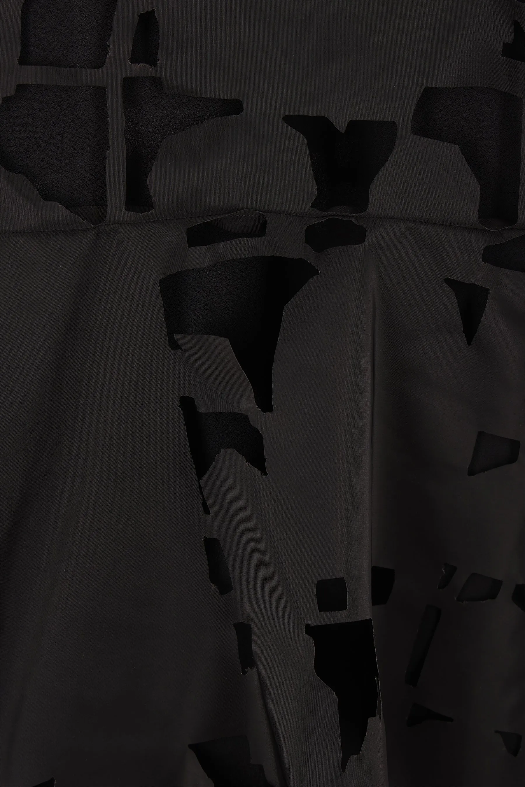 Puppet laser-cut taffetà sleeveless dress