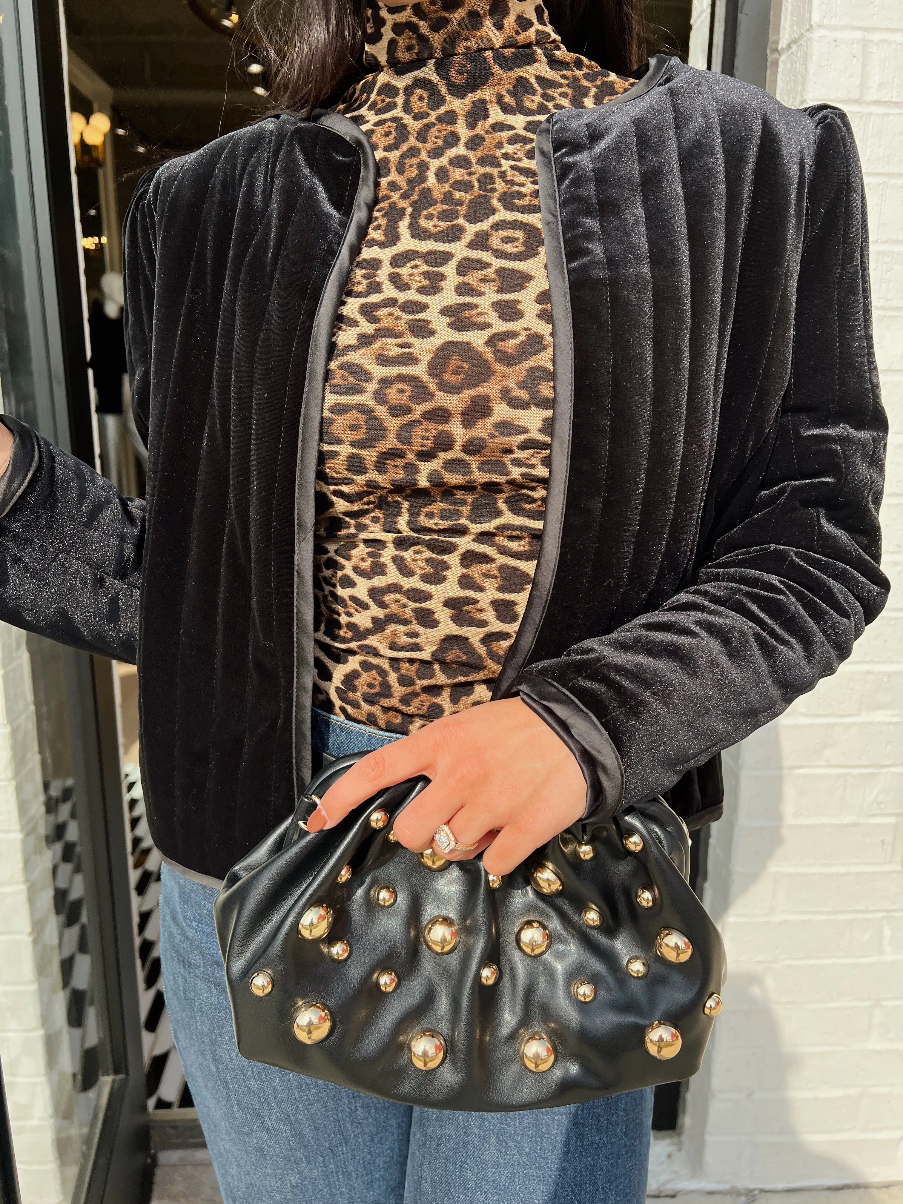 QUILTED VELVET JACKET