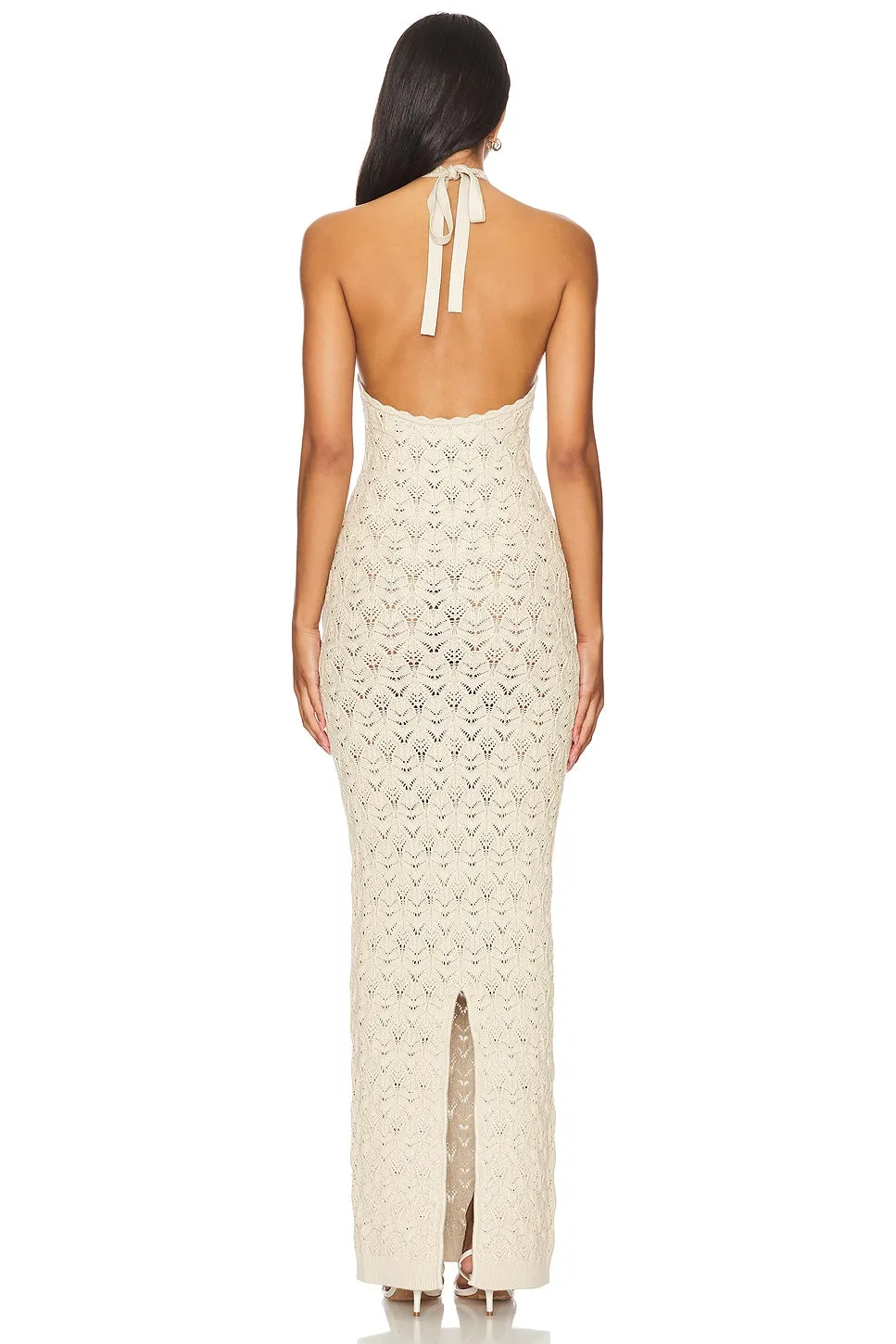 Ronny Kobo Kaiden Knit Dress in Ecru