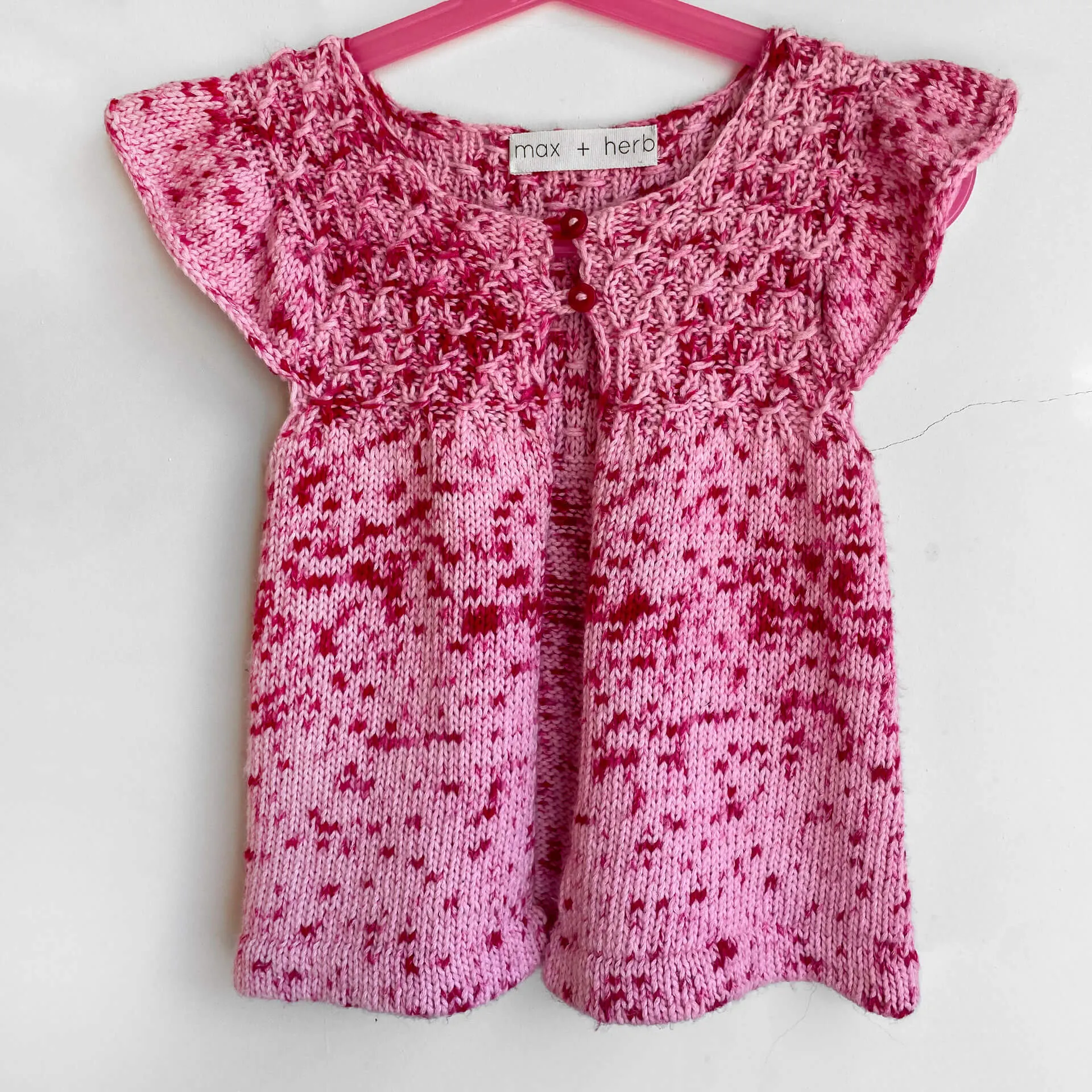 Rose Vest Knitting Pattern