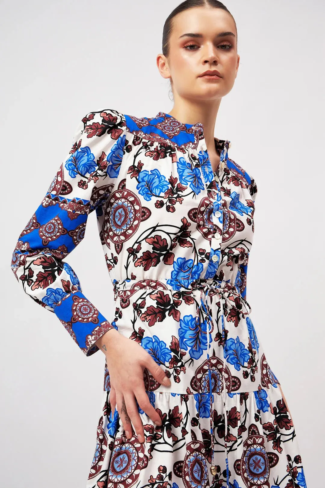 Sissi Dress in Atlas Cobalt
