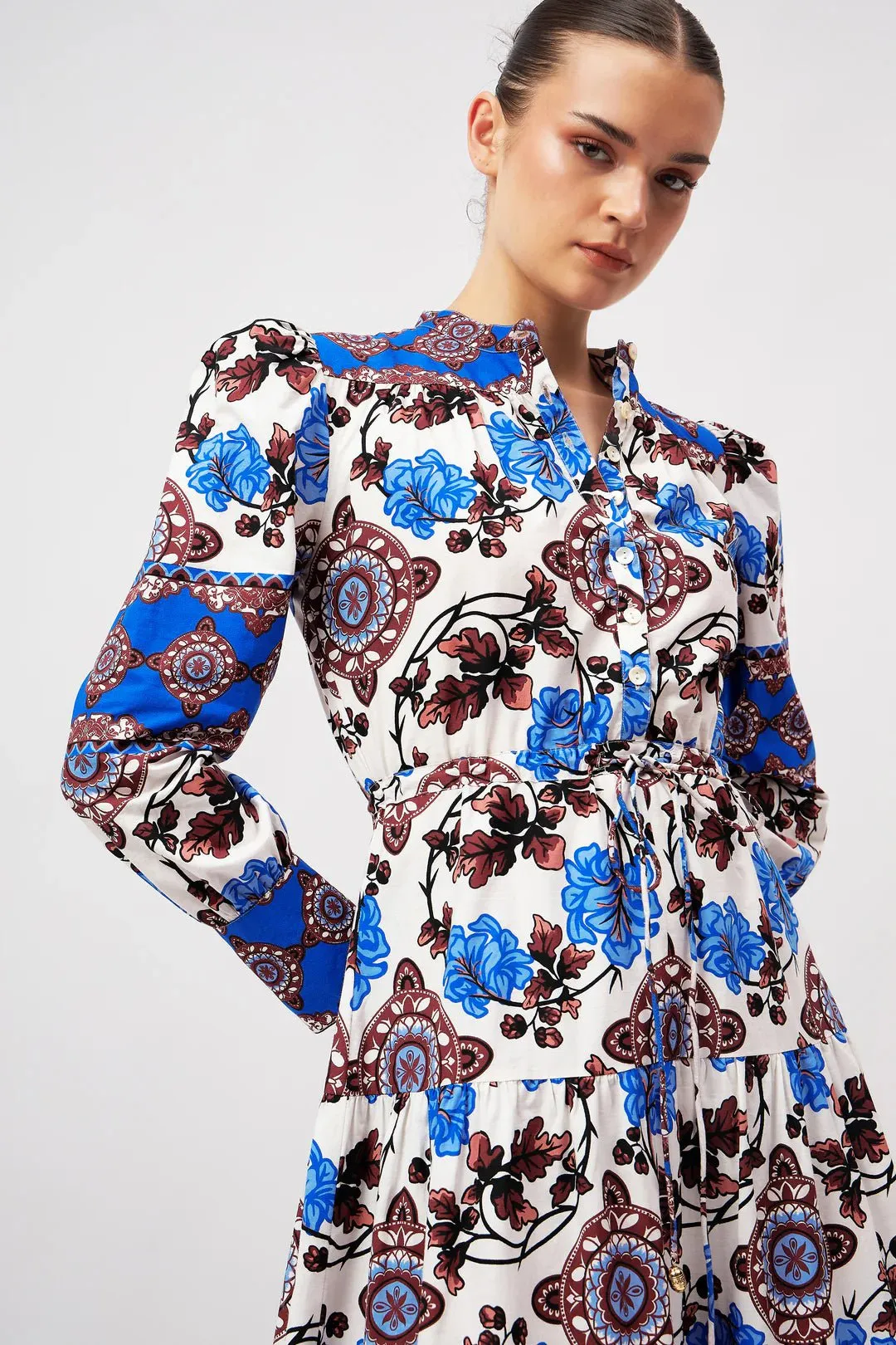 Sissi Dress in Atlas Cobalt
