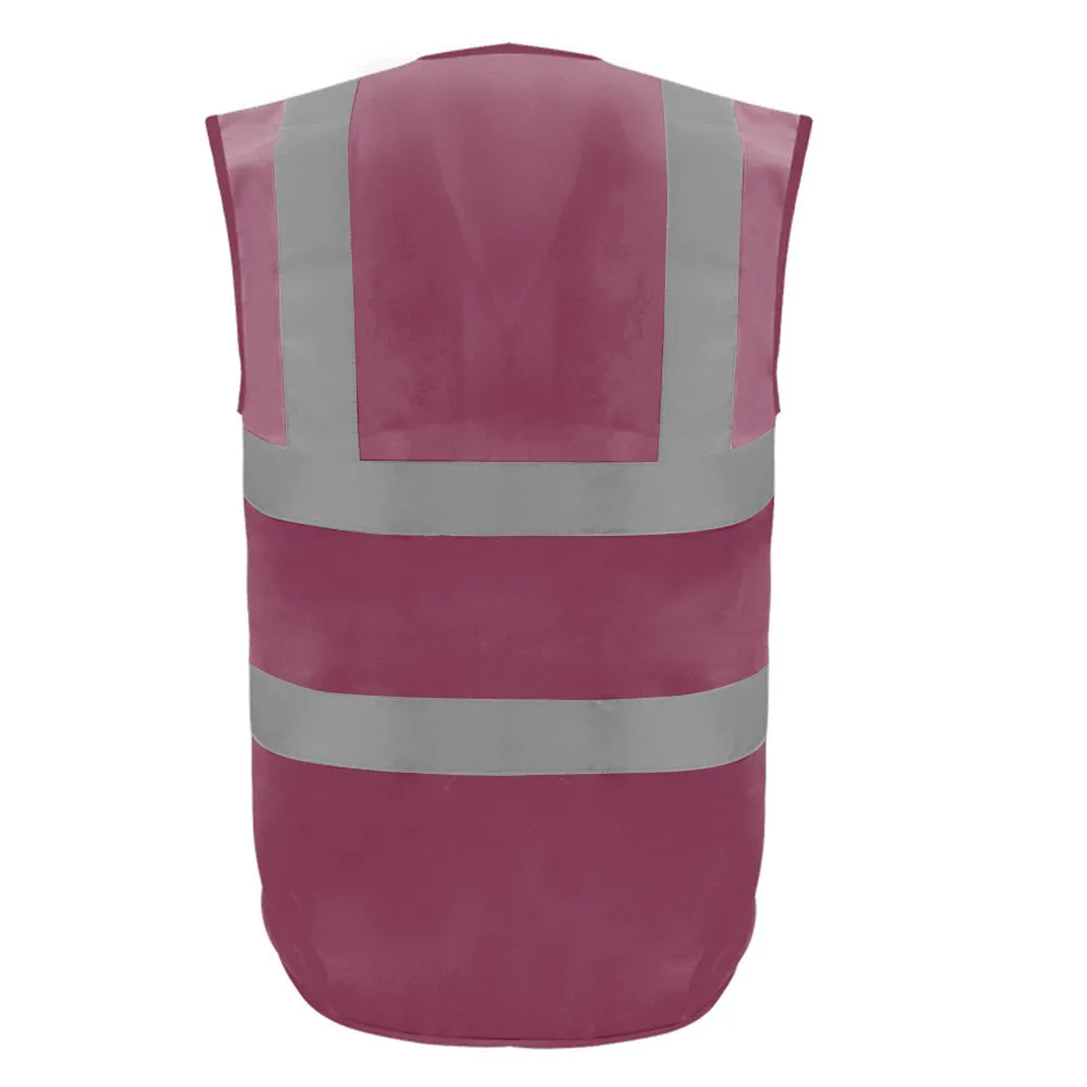 SMASYS Construction Workwear Colors Safety Reflective Knitted Vest