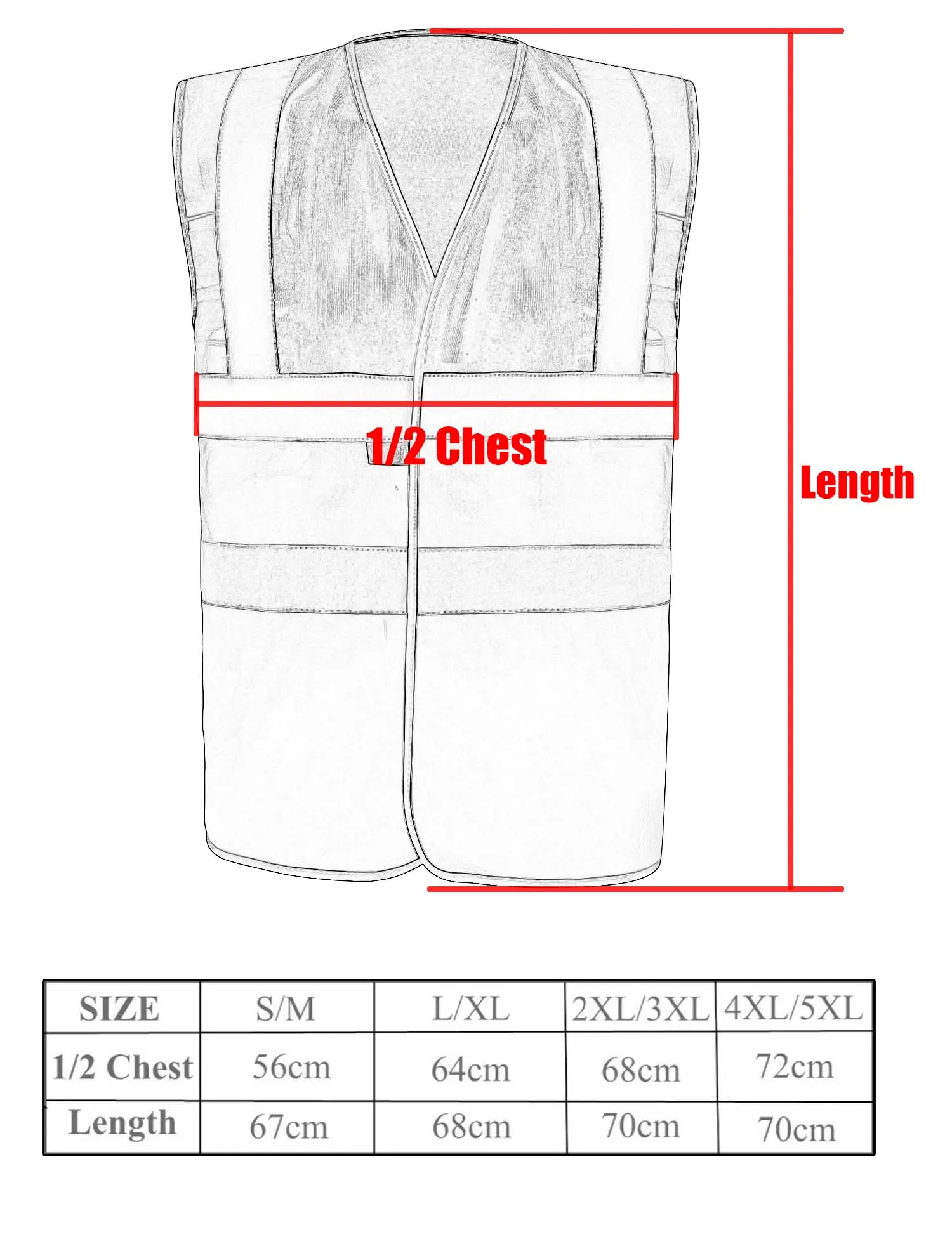 SMASYS Construction Workwear Colors Safety Reflective Knitted Vest