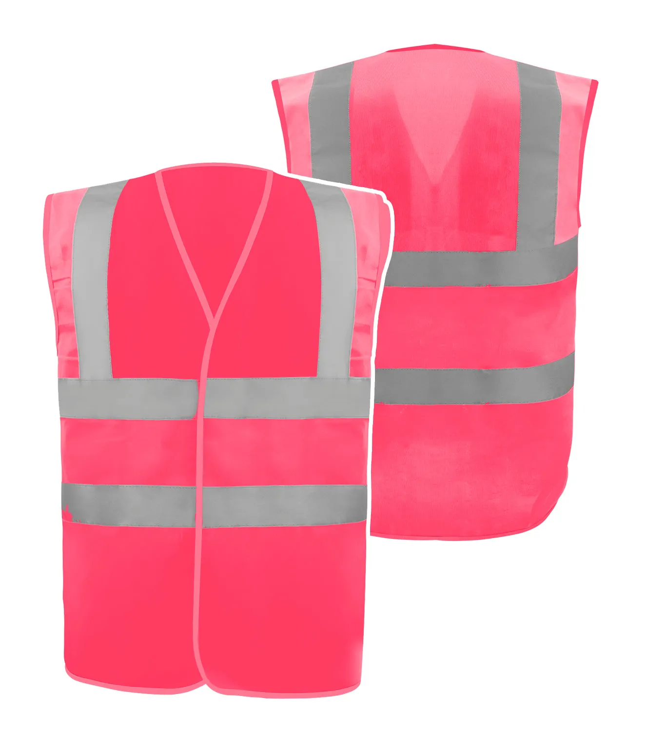 SMASYS Construction Workwear Colors Safety Reflective Knitted Vest