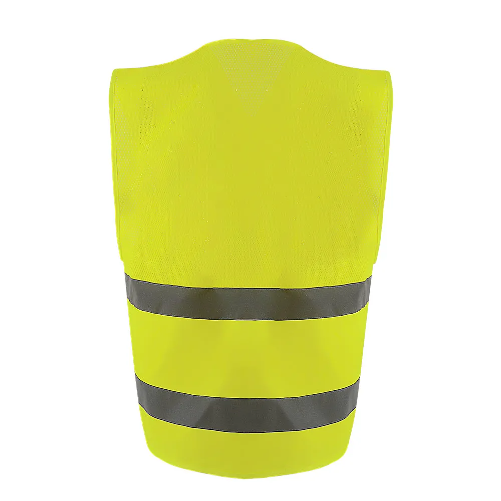 SMASYS High Vis Yellow Saftey Reflective Work Vest