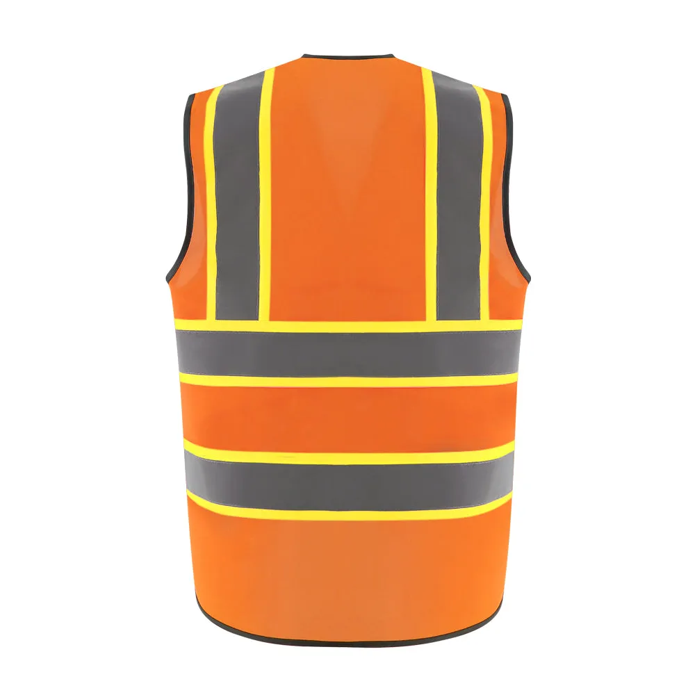 SMASYS Reflective Hi Vis Security Guard EN471 Safety Vest
