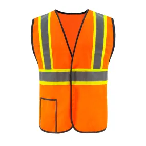 SMASYS Reflective Hi Vis Warehouse Safety Vest with Pocket