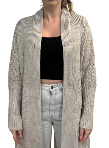 Snowy Cardi - Light Grey