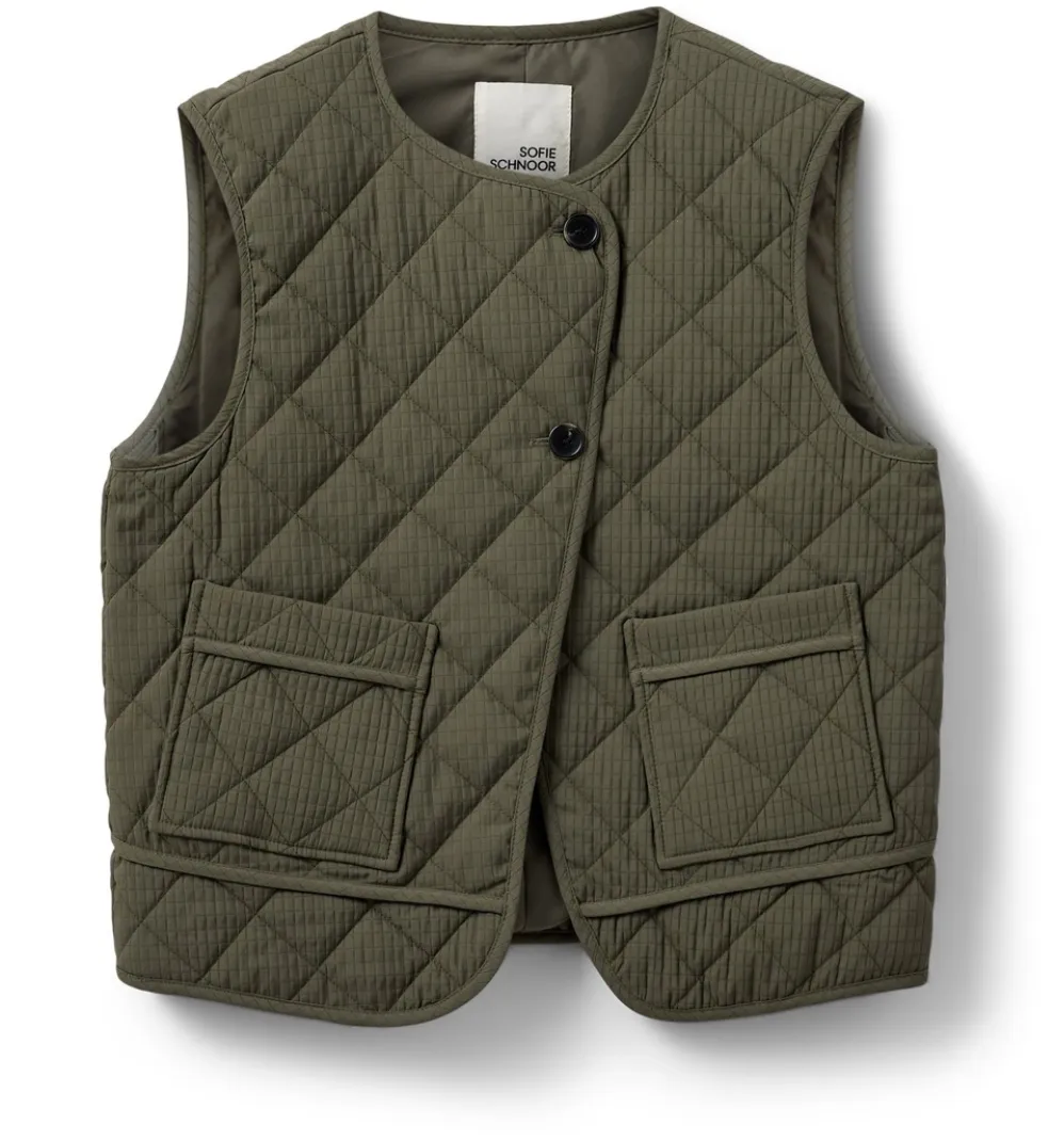 Sofie Schnoor OlgaSW Vest Dark green