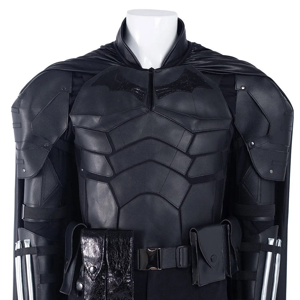 The Batman Bruce Wayne Cosplay Costume Pants Cloak Outfits Halloween Carnival Suit