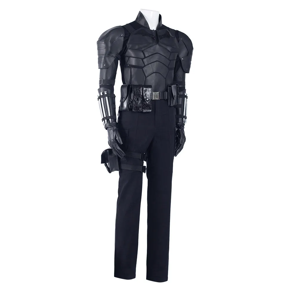 The Batman Bruce Wayne Cosplay Costume Pants Cloak Outfits Halloween Carnival Suit
