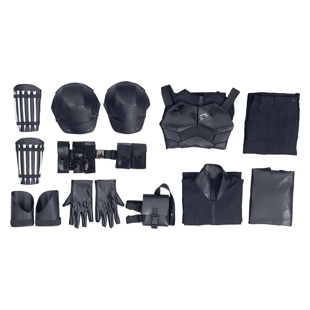 The Batman Bruce Wayne Cosplay Costume Pants Cloak Outfits Halloween Carnival Suit
