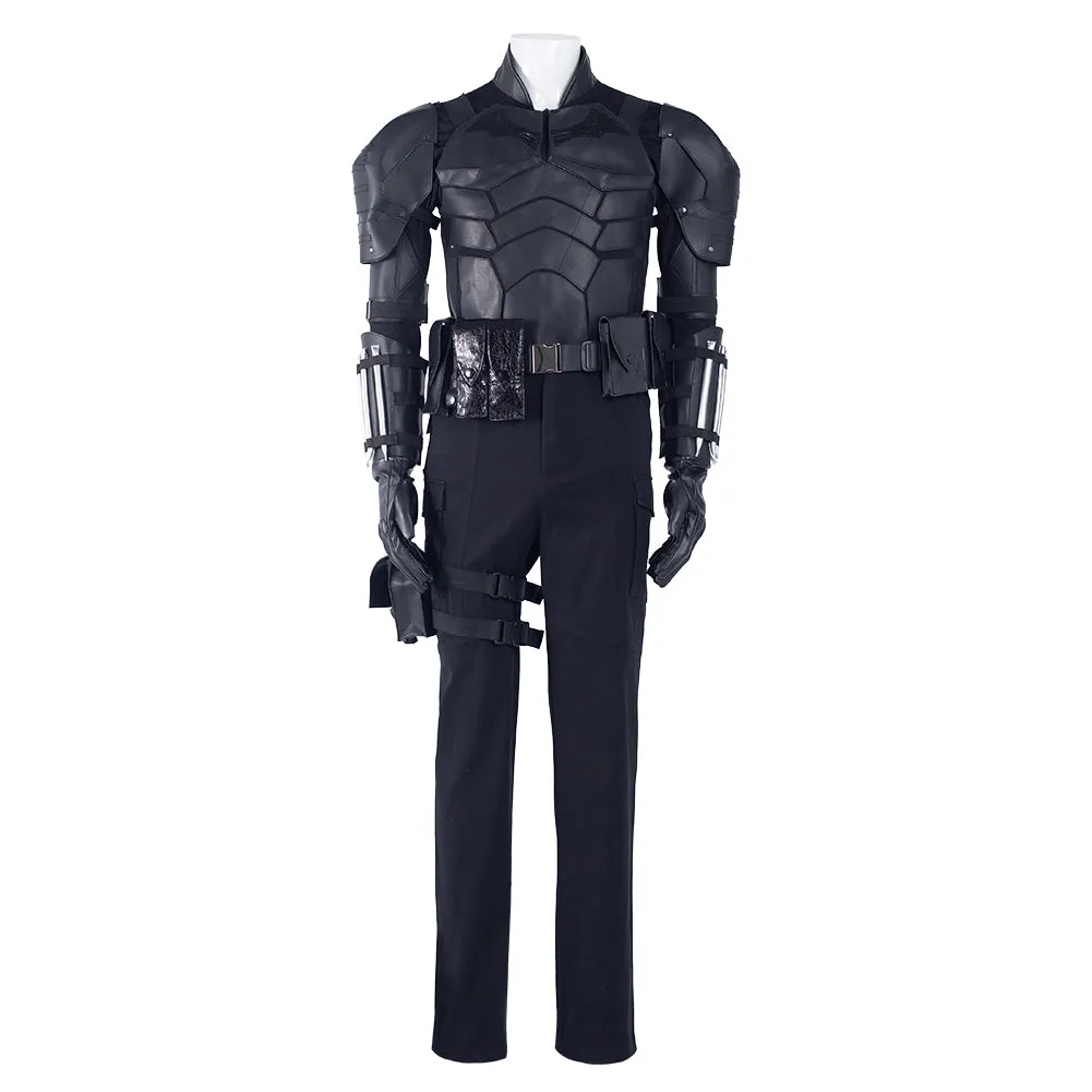 The Batman Bruce Wayne Cosplay Costume Pants Cloak Outfits Halloween Carnival Suit