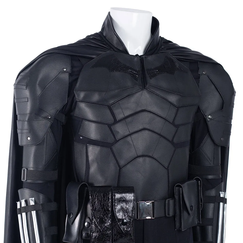 The Batman Bruce Wayne Cosplay Costume Pants Cloak Outfits Halloween Carnival Suit