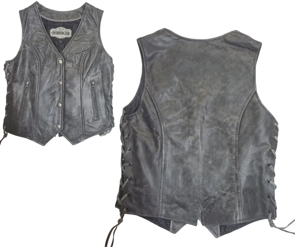 The "Jewel" Leather Vest